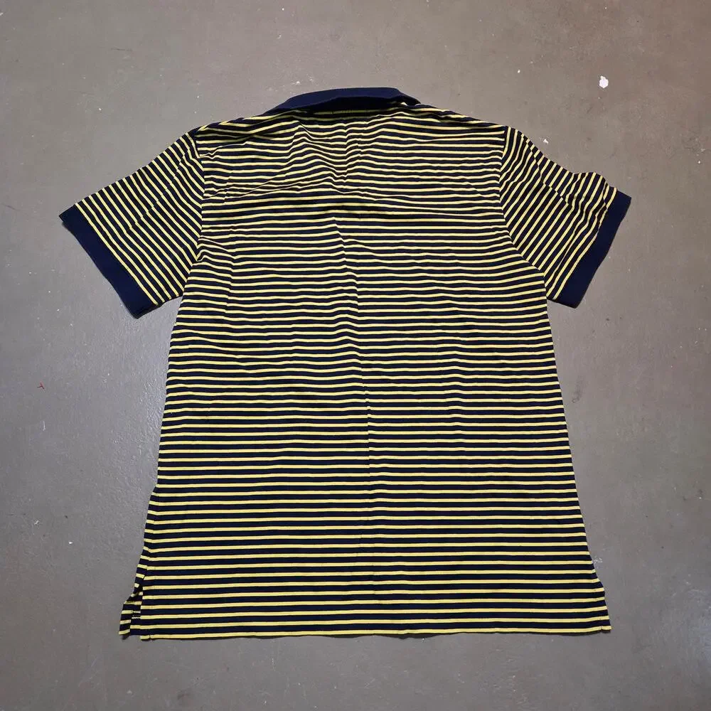 Polo Ralph Lauren Pro Fit Prima Cotton Striped Enlarged‎ Pony Polo Size Medium